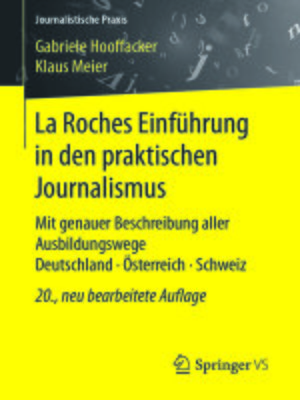 cover image of La Roches Einführung in den praktischen Journalismus